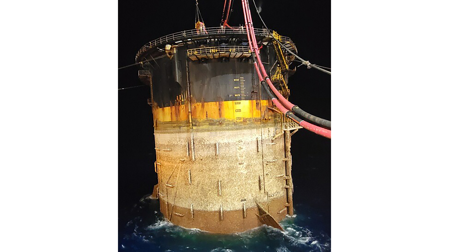 An artificial reef sits in the U.S. Gulf of Mexico.